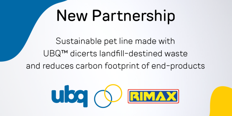 Rimax Introduces Consumer Goods Made With Waste-based UBQ as Eco-Wise Choice for Pet Owners