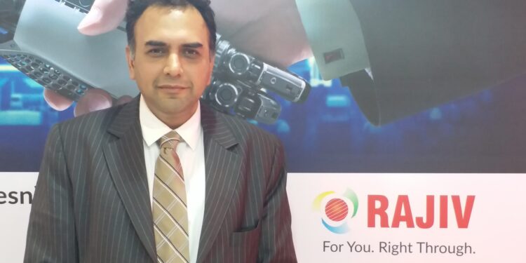 Pic of Hemant Minocha, Director, Rajiv Plastic Industries New Surangi plant pic.