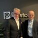 Ib Jensen (right) takes over from Jan Secher (left) as new CEO of Perstorp Group.