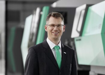 Steffen Eppler, Sales Director Europe at Arburg.