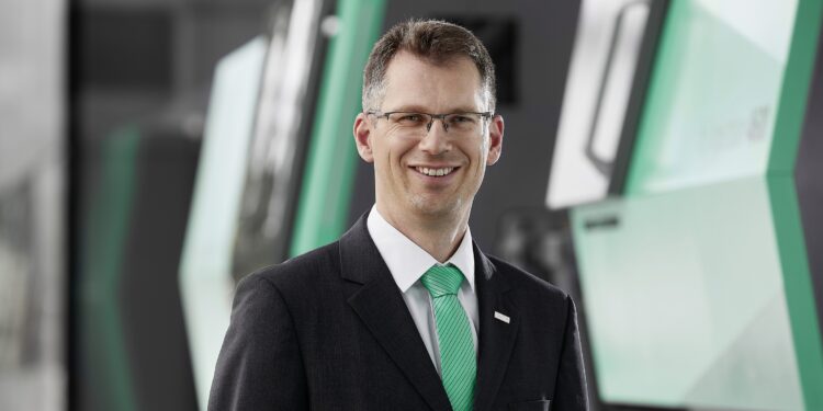 Steffen Eppler, Sales Director Europe at Arburg.