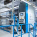 The new 7-layer blown film line with inline MDO from Hosokawa Alpine installed at ManuliTech near Milan.