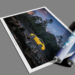 Poster prints, like this one, by prestigious car photographer James Lipman will be printed live on the Pro VC70000e