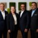 Thomas Bucher, Group Chief Finance Officer; Heike van de Kerkhof, Archroma Group Chief Executive Officer (CEO); Rohit Aggarwal, Divisional President & CEO of the Archroma Textile Effects division, as well as President Asia; Sameer Singla, Divisional President & CEO of the Archroma Paper, Packaging & Coatings division, as well as President Americas and Europe, Middle East & Africa.