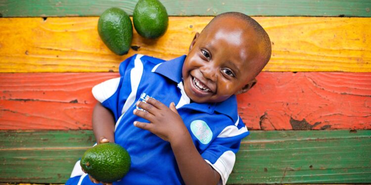 Child in Westfalia’s daycare in South Africa.