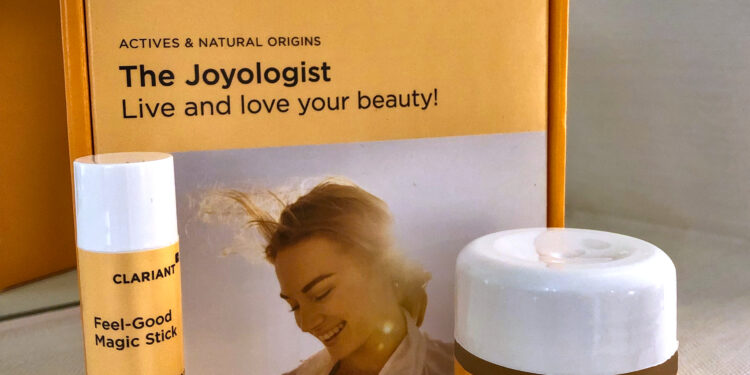 “The Joyologist” wellness formulations: The Feel-Good Magic Stick and Forget-It-All Relaxing Mask.