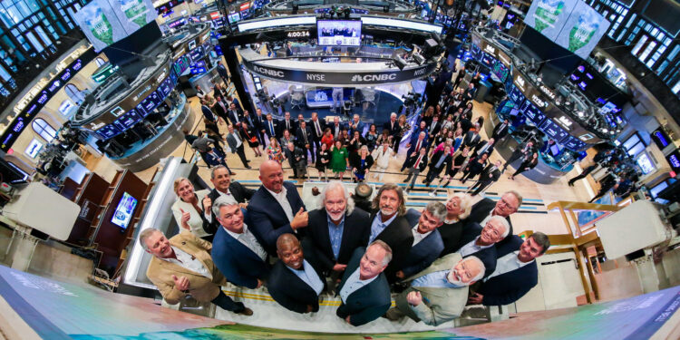 Danimer Scientific Rings Closing Bell at New York Stock Exchange to Celebrate Earth Week.