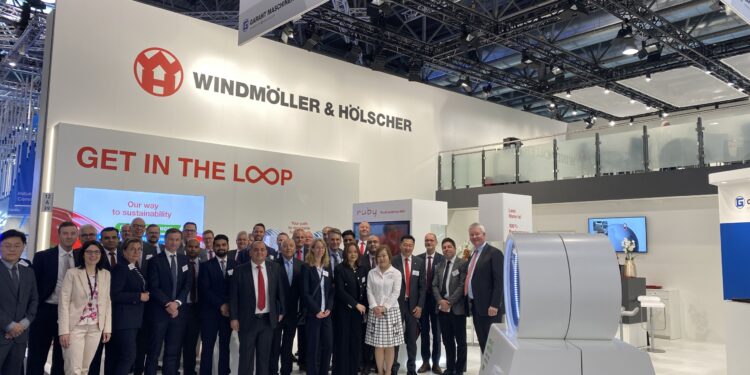 18 nationalities united at the W&H booth in Düsseldorf.