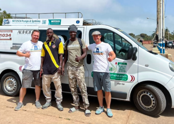 Egon Grainer from NETZSCH Pumpen & Systeme GmbH takes part in Dresden-Dakar-Banjul rally.