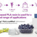 Image from the infographic Plant the future with PLA - A 100% biobased plastic