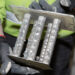 Ferrous metal in recycled plastic captured on Tube Magnets
