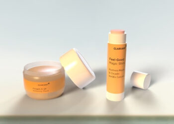 lariant Actives & Natural Origins created two formulations under the concept »The Joyologist«: The »Forget-It-All Relaxing Mask« and the »Feel-Good Magic Stick«.