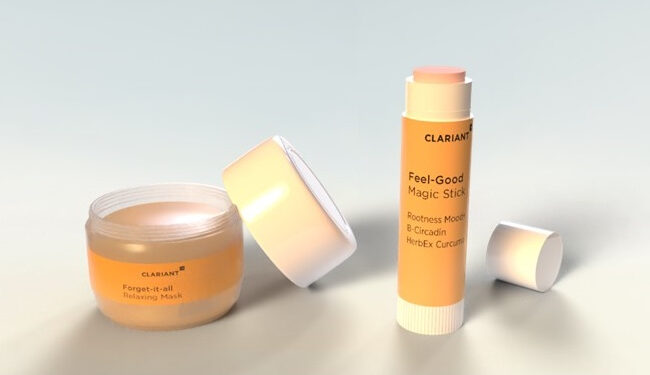 lariant Actives & Natural Origins created two formulations under the concept »The Joyologist«: The »Forget-It-All Relaxing Mask« and the »Feel-Good Magic Stick«.