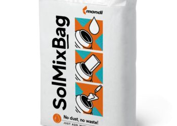 Mixing Sustainability and Convenience: Mondi and Baumit Launch Water-Soluble Bag for Dry Mix Mortar.