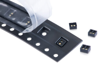 Reel-to-reel overmolded time-of-flight sensor lens made from EXTEM resin