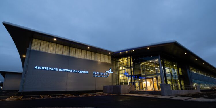 Spirit’s Aerospace Innovation Centre (AIC) in Prestwick, Scotland.
