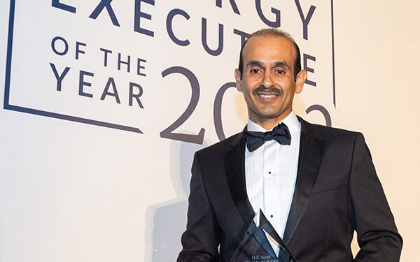 H.E. Saad Sherida Al-kaabi Receives the Energy Intelligence “Energy Executive of the Year” Award.
