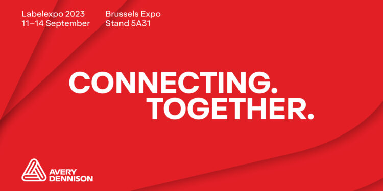 Avery Dennison Invites you to Join Them in Connecting. Together. at Labelexpo Europe in Brussels, 11–14 September 2023.