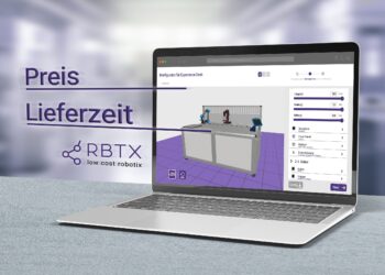 Complete Robotic Solution Designed in Just One Minute with The RBTX Machine Planner.
