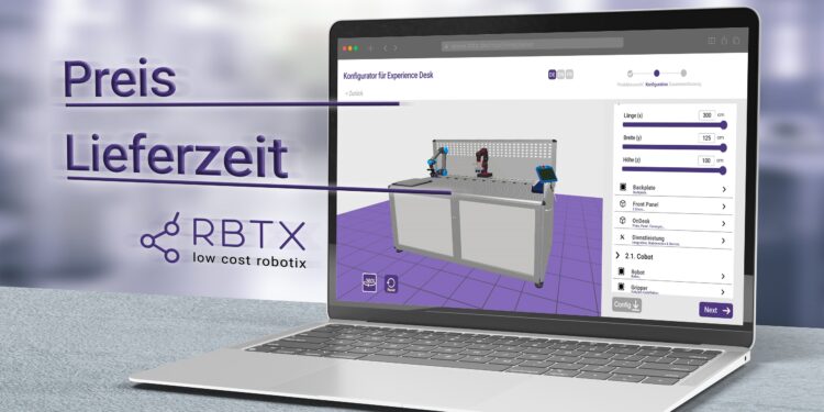 Complete Robotic Solution Designed in Just One Minute with The RBTX Machine Planner.