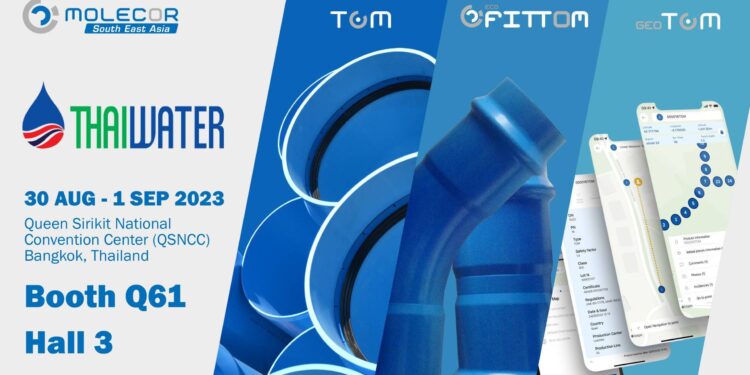 Molecor (SEA) Sdn Bhd Will Participate in Thai Water from August 30th to September 1st 2023