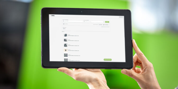 Thanks to the smart search function, ENGEL part finder speeds up the part identification process – an example of a parts list search is shown here..
