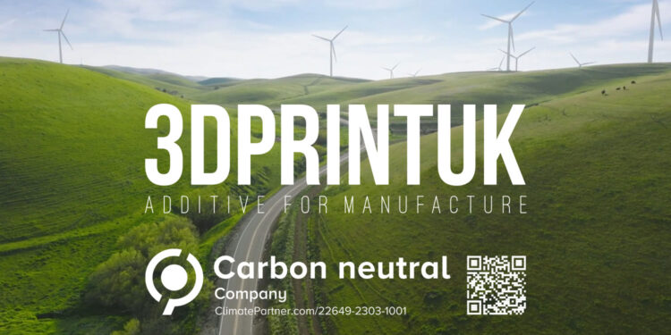 3DPRINTUK Attains Certified Carbon Neutral Status.