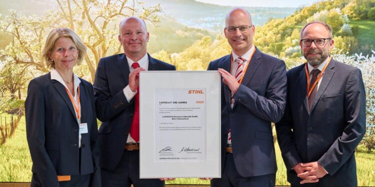 STIHL Honors Envalior as ”Supplier of the Year 2022”