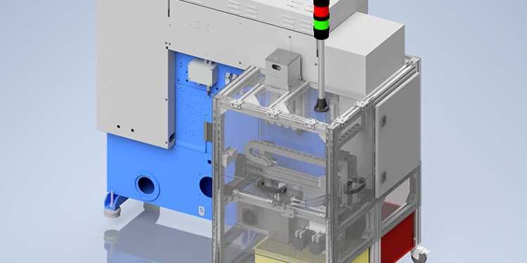 Fakuma 2023: Reduction of the Cycle Time on the BOY XS E by Means of the Igus Sprue Separator.