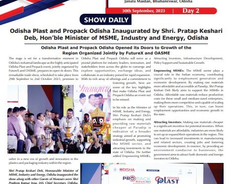 Odisha Plast Show Daily 2023 Day 2