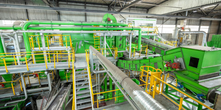 STADLER Completes Switzerland’s Largest Electronic Waste Sorting Plant