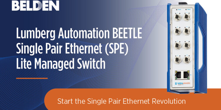 Belden Launches Single Pair Ethernet Lite Managed Switch