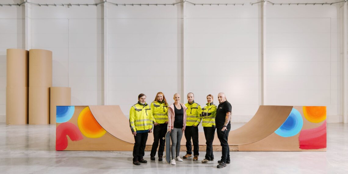 First-Ever Skateboard Half Pipe Successfully Built From Containerboard To Highlight Material Values