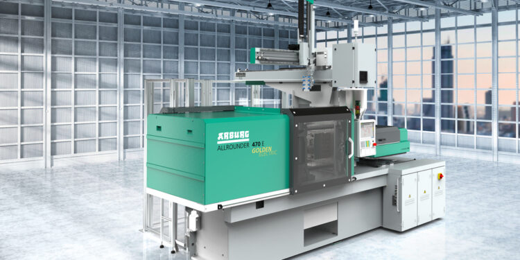 Allrounder 470 Golden Electric: Automated LSR Application