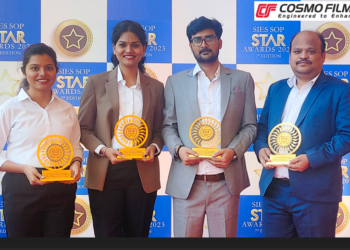 Cosmo Films Bags SIES SOP Star Award for Packaging Materials & Components Across 4 Entries