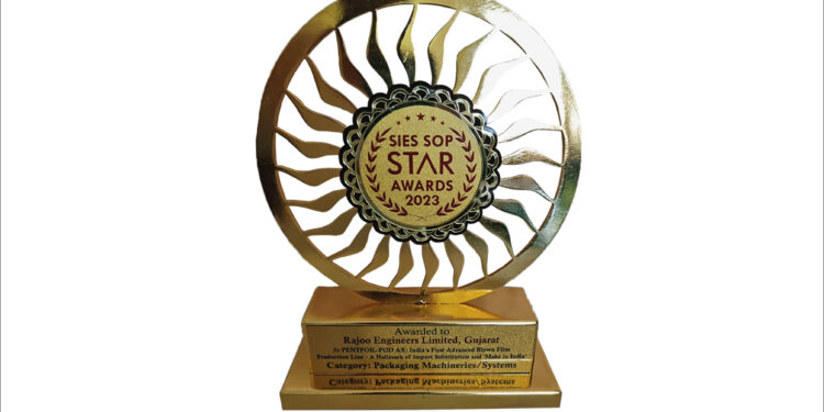 Rajoo Engineers Limited Wins the SIES SOP STAR 2023 Award for Pentafoil-POD-AX