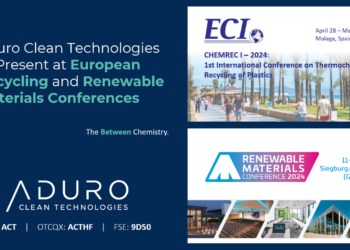 Aduro Clean Technologies to Present at European Recycling and Renewable Materials Conferences