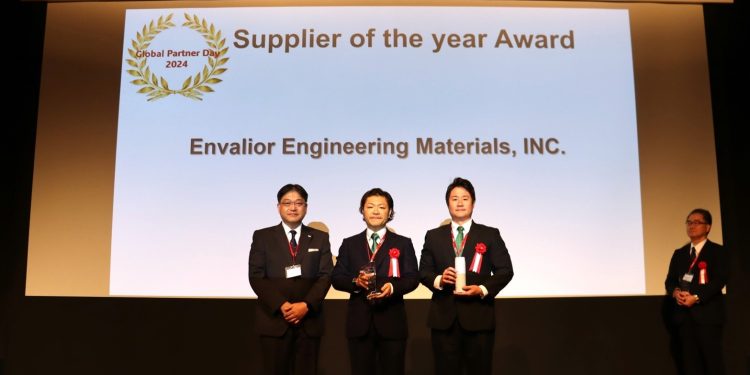 ENVALIOR HONORED AS HITACHI ASTEMO’S LEADING GLOBAL MECHANICAL SUPPLIER