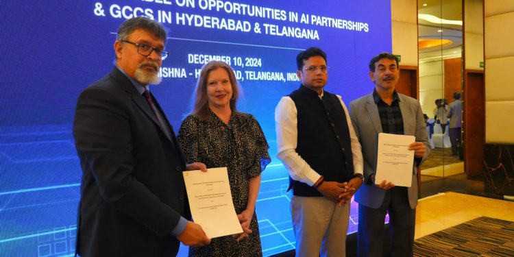 USIBC Signs MOU with Government of Telangana, Hosts AI and GCC Industry Roundtable