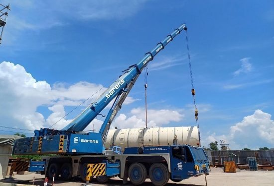 Vatana Phaisal Chooses Sarens To Carry Out Heavy Lifting Tasks At Its Plant In Sattahip, Chonburi