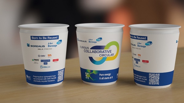 Borealis Launches First Full-Scale Reusable Cup System at Messe Düsseldorf Using OMV’s ReOil Recycled Feedstock