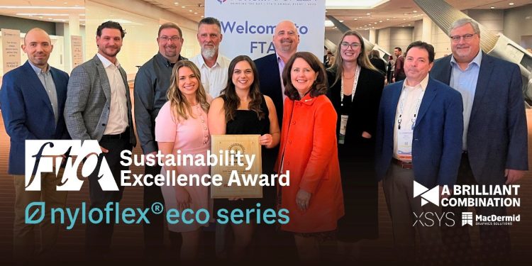 XSYS Wins Sustainability Award for Nyloflex Eco Plates at FTA Excellence